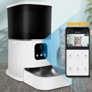 kamera kucing jarak jauh sekaligus tempat makan otomatis