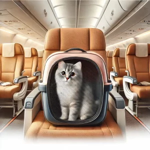 kucing mudik lewat pesawat