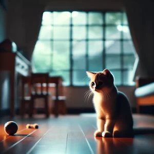 Kucing Sendirian Di Rumah