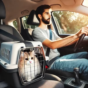 Persiapan Mudik dengan Kucing